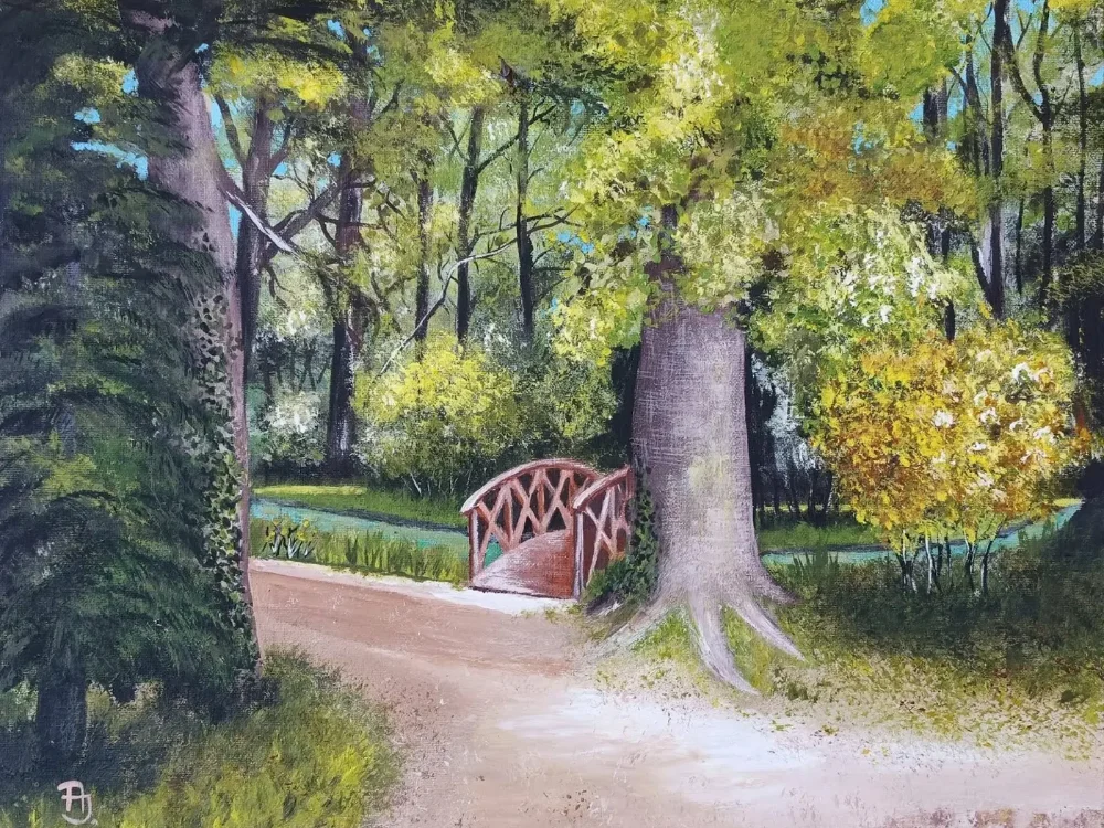 Szabadkígyósi kastély parkja..