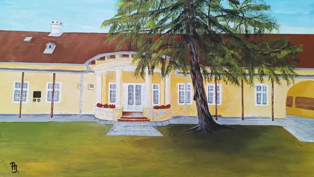Weinckheim Fejérváry Kastély, belső udvara...