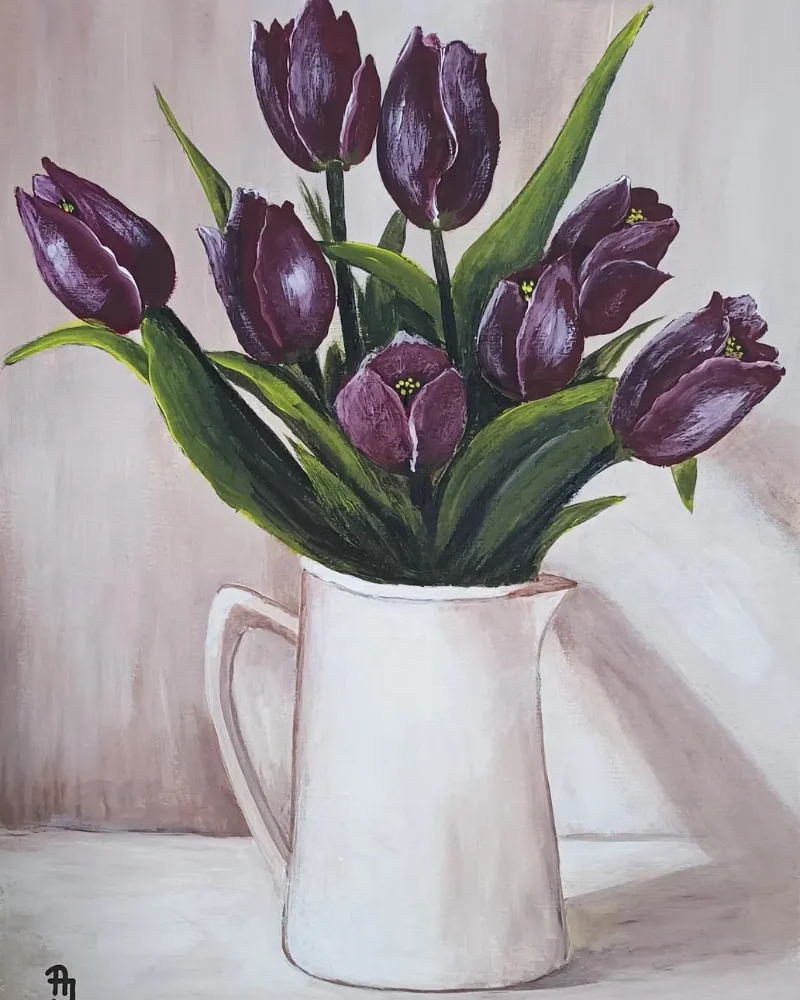 Bordó tulipánok