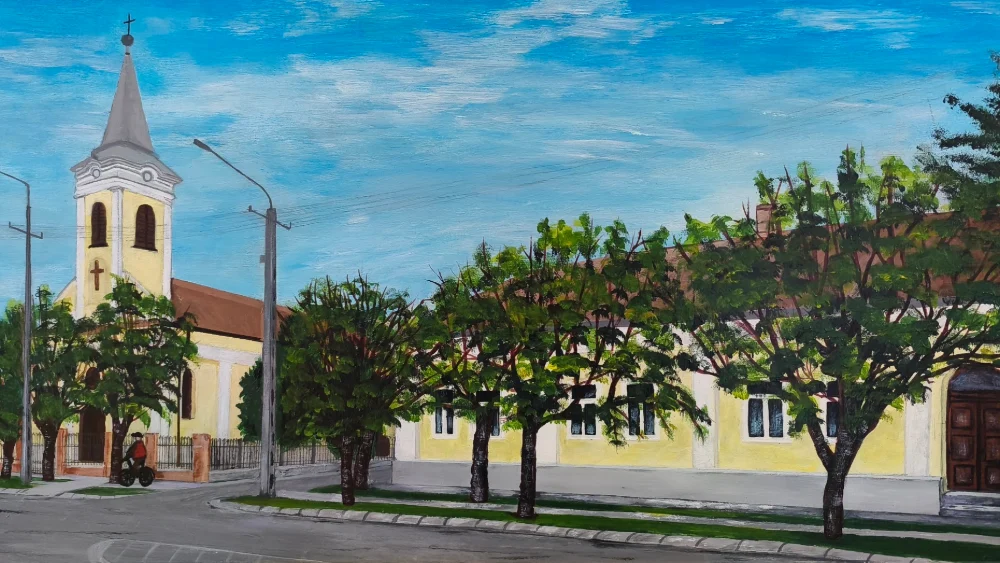 Mezőberény, Fő utca, (utcarészlet...)