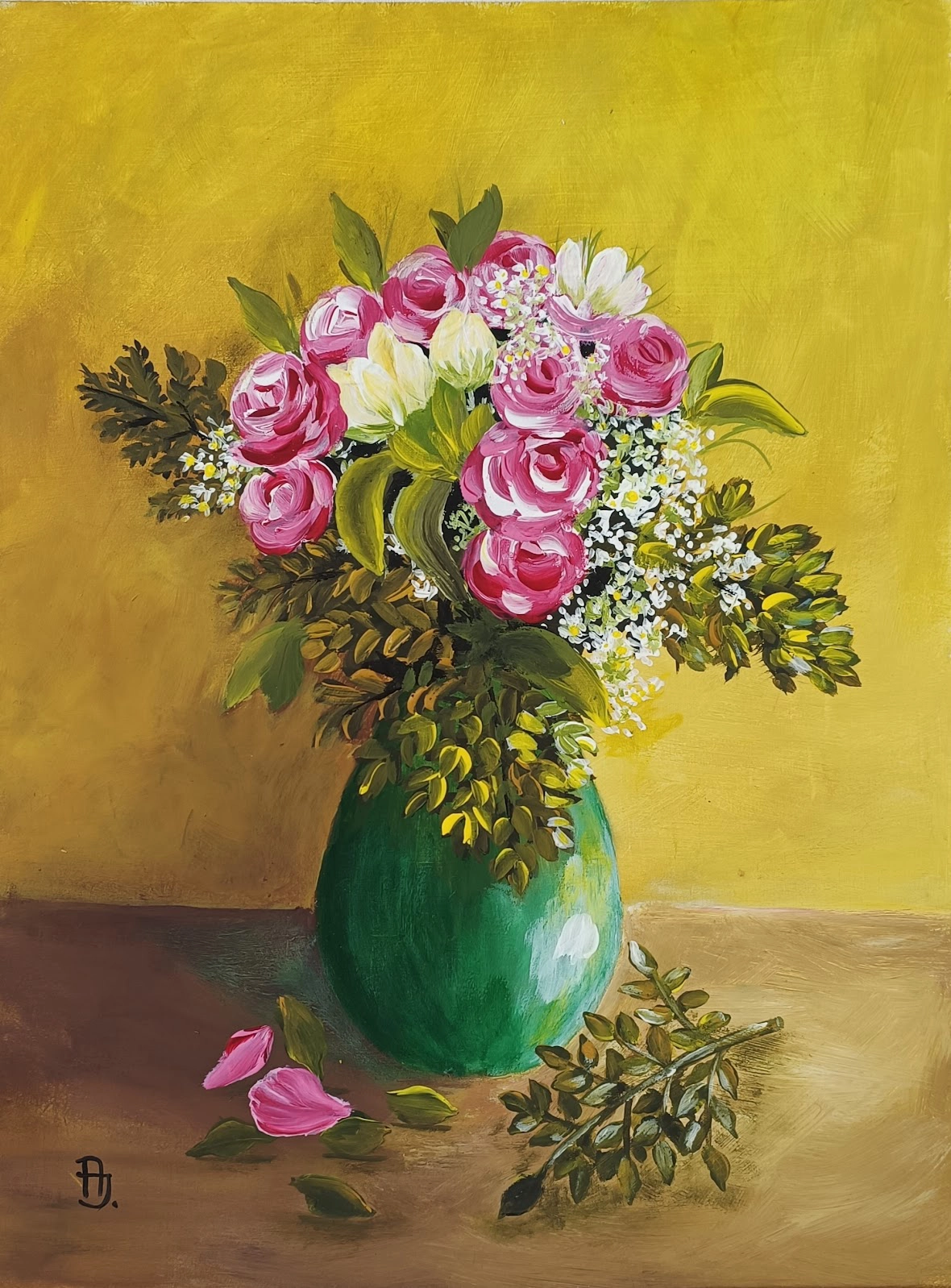 Festmény 108 - Virágcsokor Kerinek - 2