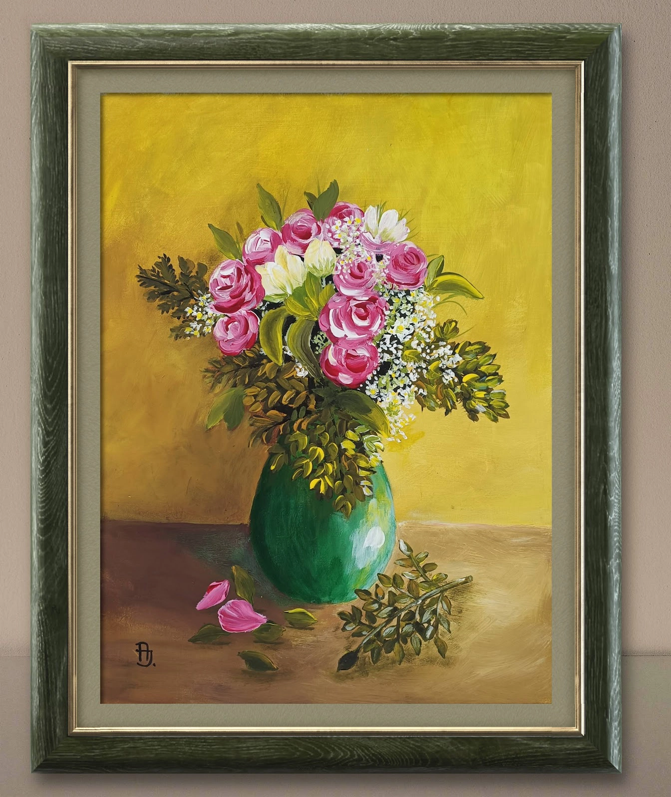 Festmény 108 - Virágcsokor Kerinek - 3