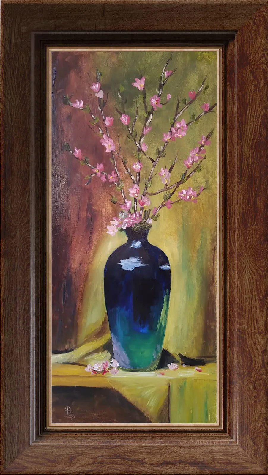 Festmény 57 - Virágzó cseresznyefa ág - 3