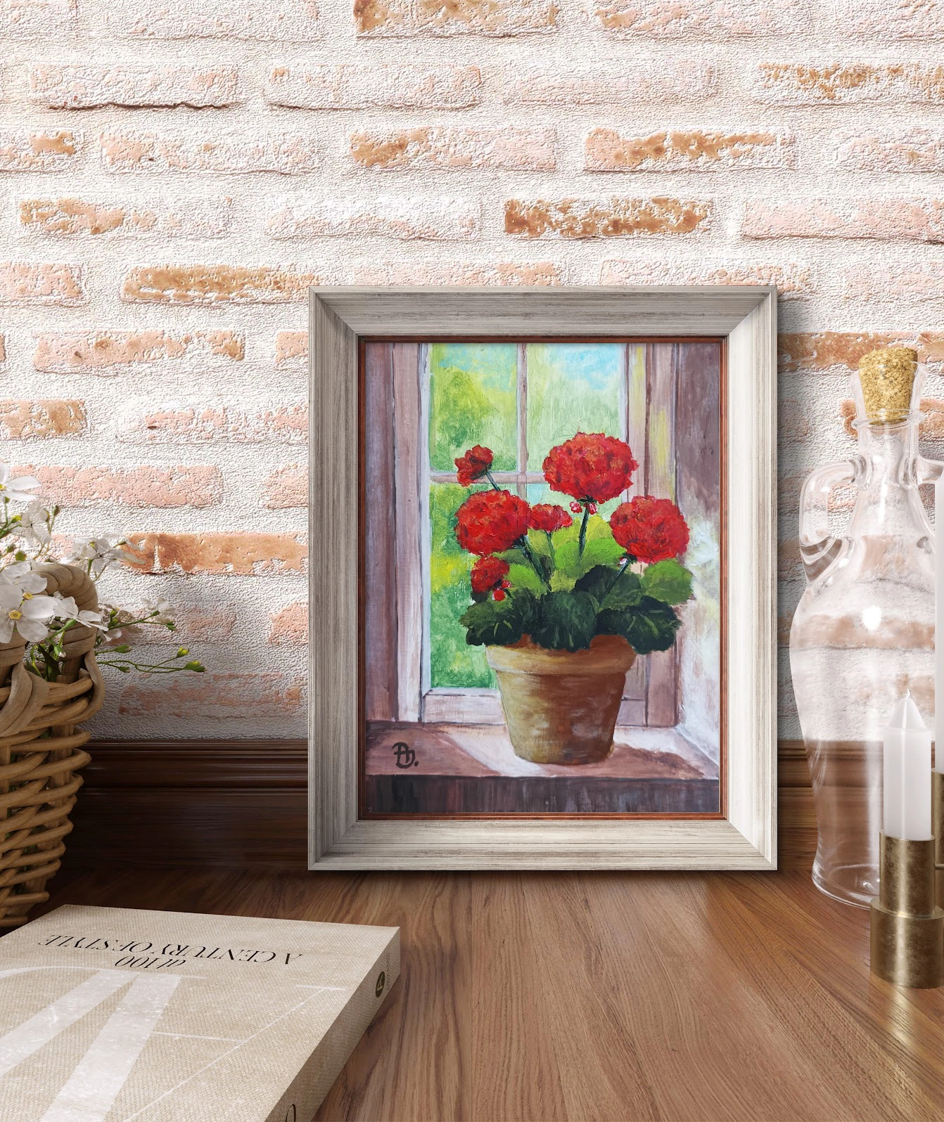 Festmeny 157 - Muskatli az ablakban... - 1