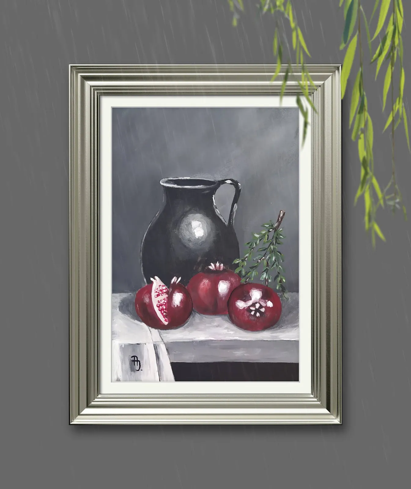 Festmény 10 - Gránátalmák - 1